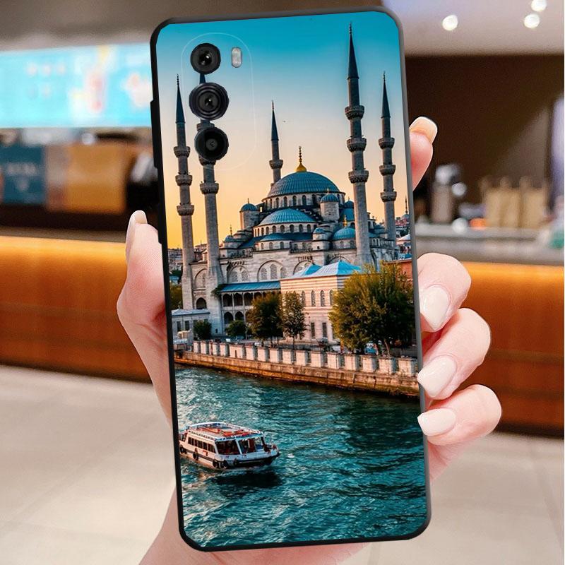 Phone Case For Motorola Edge 50 40 Pro 60 50 40 30 Ultra Neo Fusion Moto G Play G Stylus G Power G Greece Turkey Italy Scenery