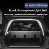 Rear Trunk LED Light Bar Strips Trunk Interior Decorative Lamp Strip Fit For Jeep Grand Cherokee Auto Interior Accessories