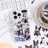 6 pcs Cute PET cat theme PET sticker bag handbag decoration stickers diy handbook material paper Scrapbooking Material