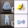 Traje de Florista Estilo Britânico Outono/Inverno para Bebês de 1 Ano - Roupa de Aniversário e Casamento