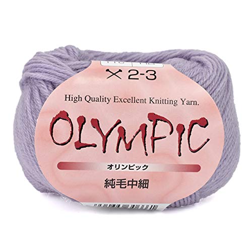 

Motohiro Olympic Pure Wool Yarn, Medium Fine, 116. Lavender, 10-Pack