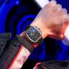 OLEVS Men's Watch Stylish Analog Quartz Men's Wristwatch Popular Sports Brand Black Silica Gel Belt Waterproof Watch Black Dial Silicone Wristwatch