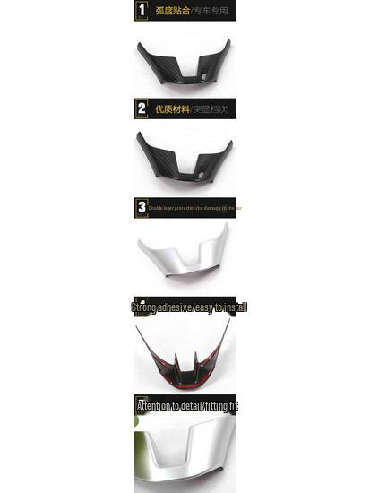 CX-4 Steering Wheel U-Shaped Decorative Frame & Electroplated Center Console Sequin Accessories