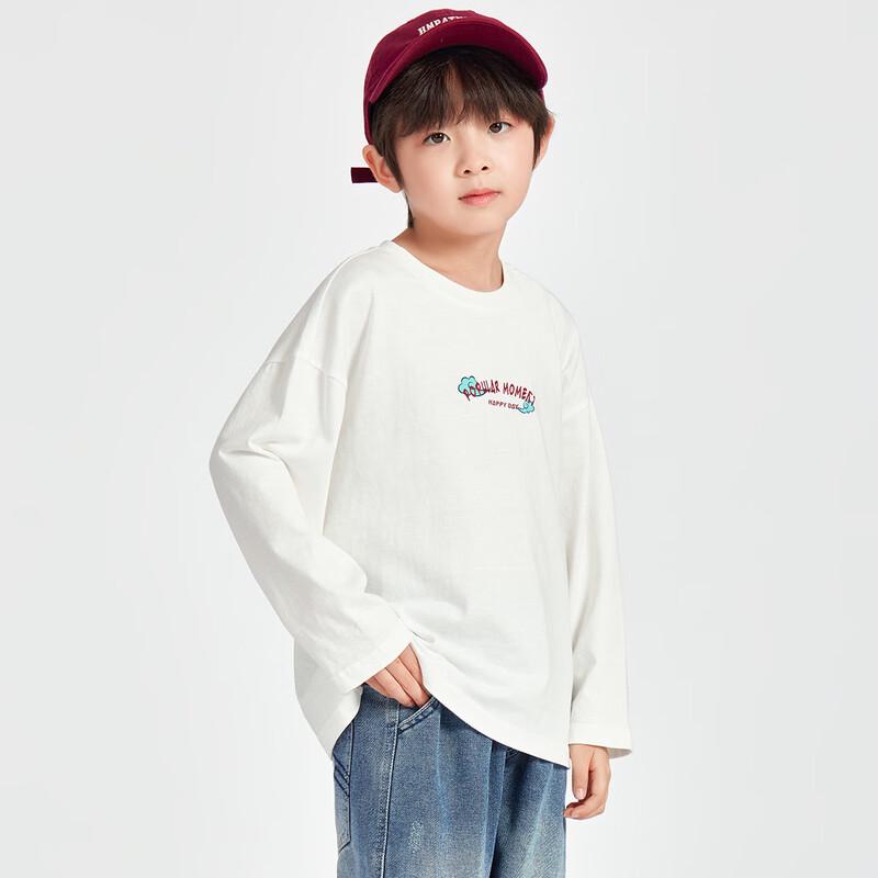 Boys' New Chinese Style Dragon Pattern Pure Cotton Long Sleeve T-shirt