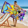 The mask Print Beach Towel, Large Soft Quick Dry Towel for Beach Camping Swimming