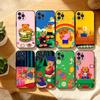 CUTE W-Wiggle C-Cookie Phone Case For iPhone17 16 15 14 13 12 11 Pro Max Plus,5G Soft Black Case
