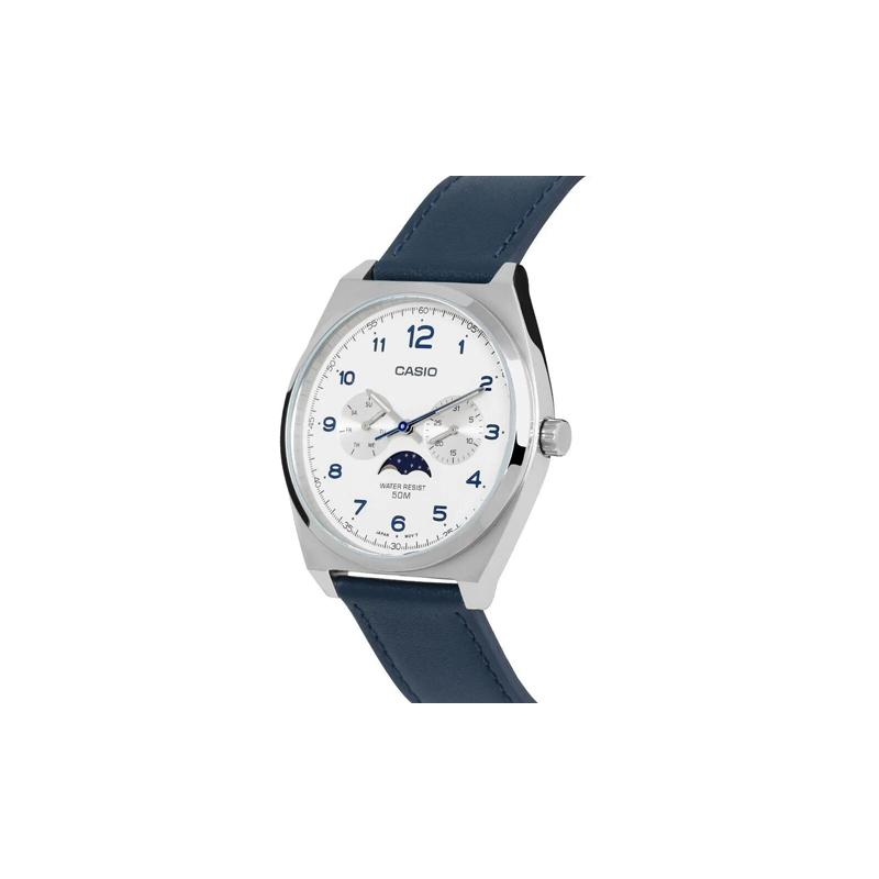 Casio 50 Meters Waterproof Quartz Movement Japanese and Korean Watch Men's Watch White Dial MTP-M300L-7AV