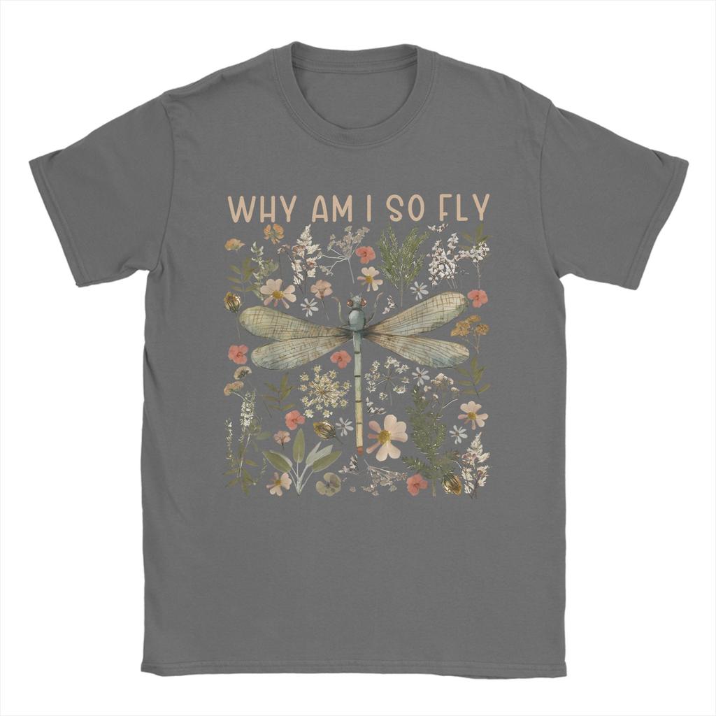 Lustig Warum bin ich so cool Lustige Libellenkunst für Insektenliebhaber T-Shirt für Unisex T-Shirts Kurzarm T-Shirt Grafik Kleidung