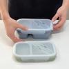 Rectangle Silicone Lunch Box Airtight Fresh Keeping Box Practical Food Storage Container  Student