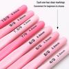 Beginner Soft-Grip Crochet Hook Set for DIY Knitting and Micro-Hooking