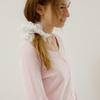 LETTER FROM MOON Letters Double Lace Scrunchie (3 Colors)