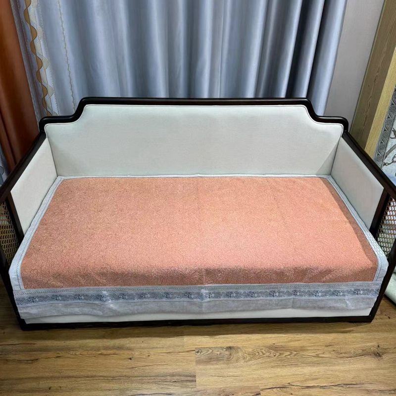 

Sofa Cushion Minimalist Fabric Accessible Luxury Non-Slip Seat Cushions Cover Cloth Cover Cover Chenille Backrest Towel All Year Round Neutral Autumn Wind Red Leaf Orange 90*90cm