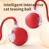 Cat Interactive Ball Toy, Automatic Rolling Ball with Tail, Rechargeable Smart Pet Interactive Toy, Cat Smart Ball