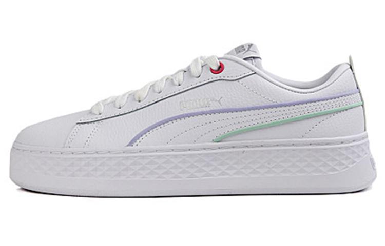 Puma Smash Platform Piping - White Lilac 38.5