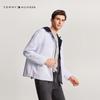 Tommy Hilfiger Men's Reversible Colorblock Hooded Windbreaker Jacket