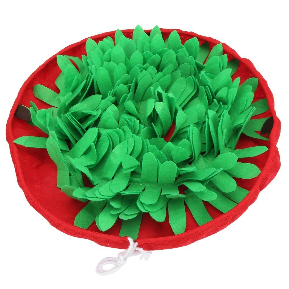 Soft Fabric Snuffle Mat Dual Use Dog Feeding Toy Pet Enrichment Food Hiding Toy  Slow Eating