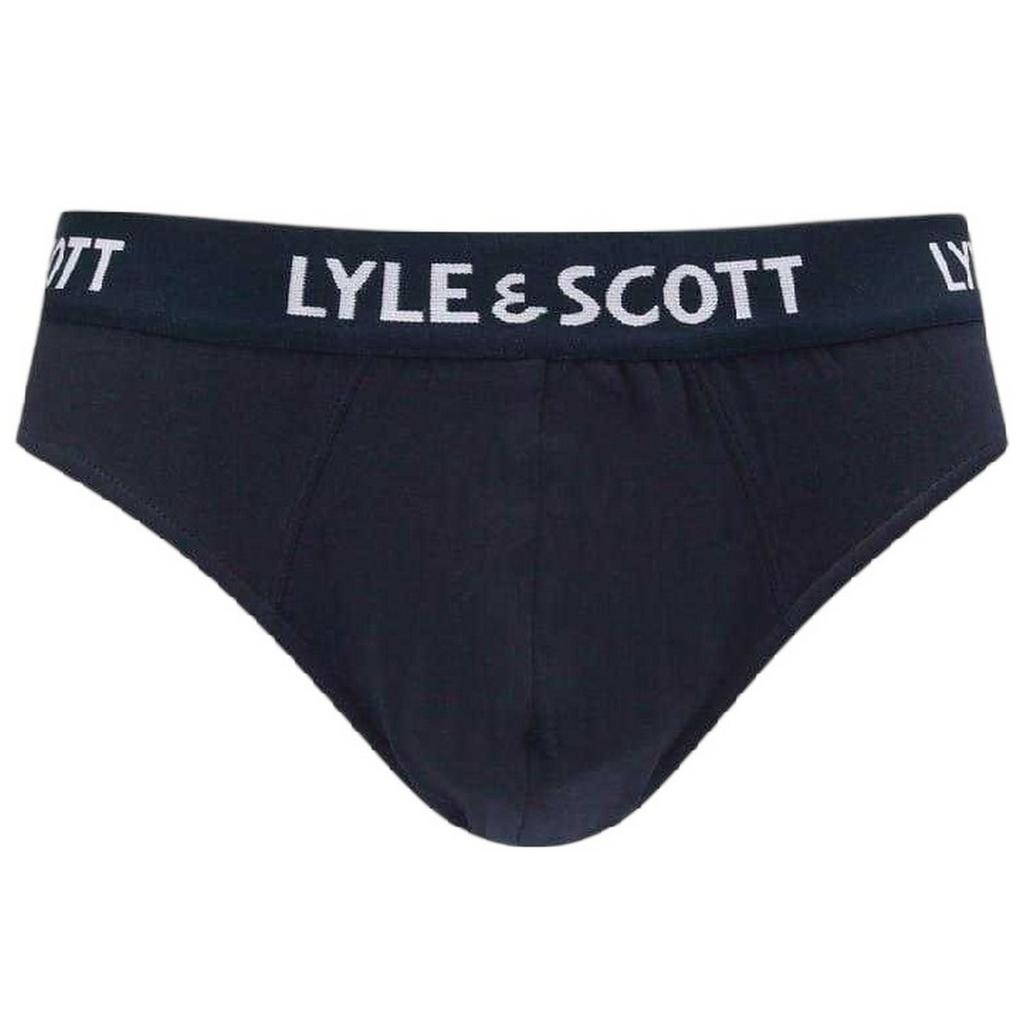 Lyle & Scott Mens Branded Tape Briefs (Pack of 3)