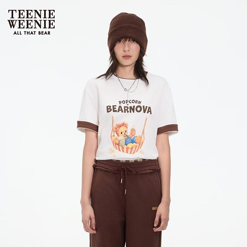 Teenie Weenie Women s Bear Letter Graphic T-Shirt M