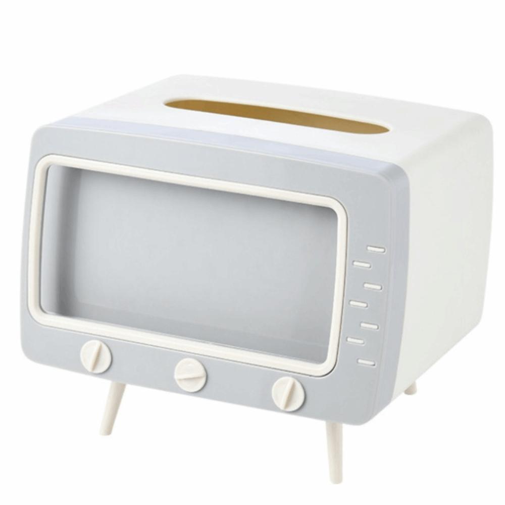 Retro Tissue Box Holder Multifunctional Paper Storage Case Cute Accessory Tissue Organizer Bedroom
