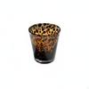 Tortoiseshell Pattern Cup Versatile Vintage Design Spirits Glass Trendy Leopard Print