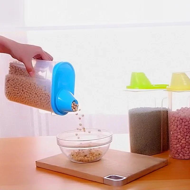 Küchen-Lebensmittelbehälter, versiegelt, Crisper, Körner, Tank, Aufbewahrung, Küche, Sortierung, Reis, Aufbewahrungsbox, Behälter, Flaschen und Gläser