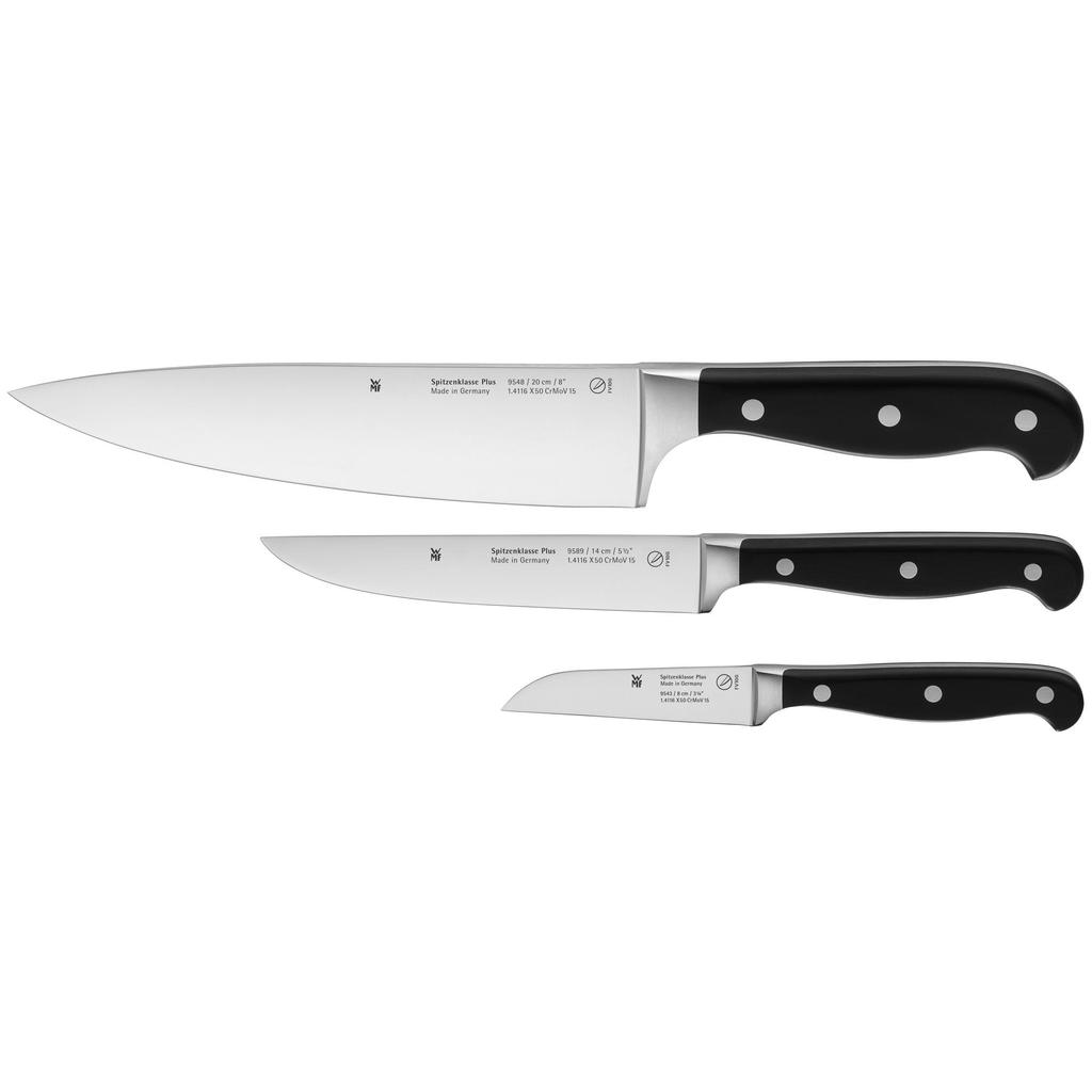 Buy Wmf performance cut premium knife set, black, 3part at affordable
