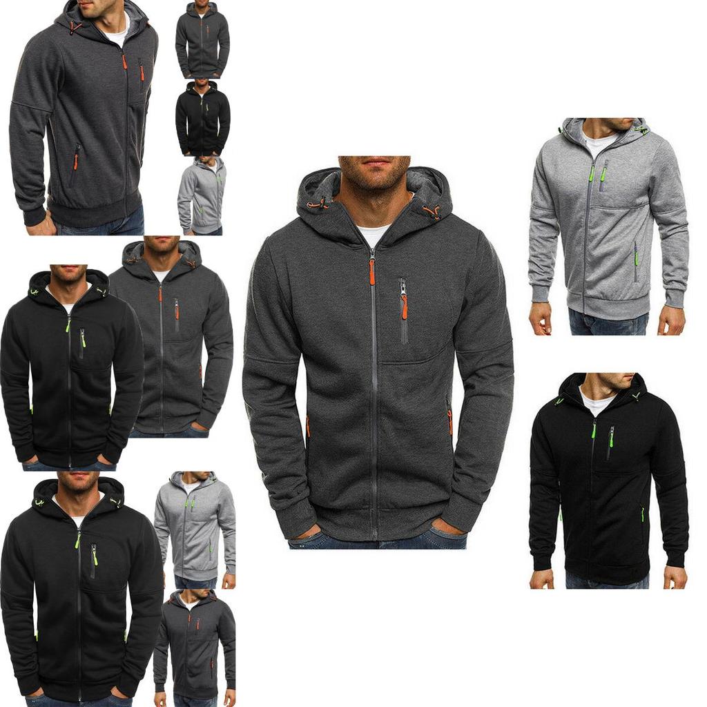 Men's Winter Hoodies Slim Fit Hooded Sweatshirt With Soft Warm Material Jacket