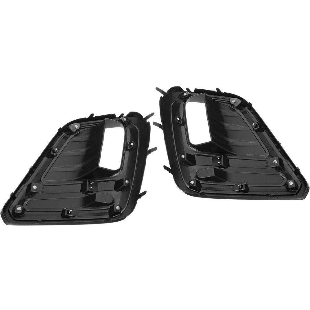 Compatible with 2019-2021 Subaru Forester: Front Fog Light Frame, Bumper Light Trim, and Cover.