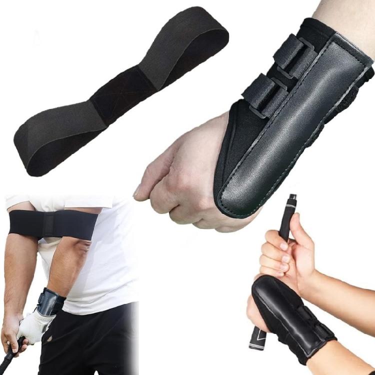 Golf Swing Trainer Beginner Postures Corrector Adjustable Wrist Trainer Elbow Brace Golf Training Tool Easy to Use