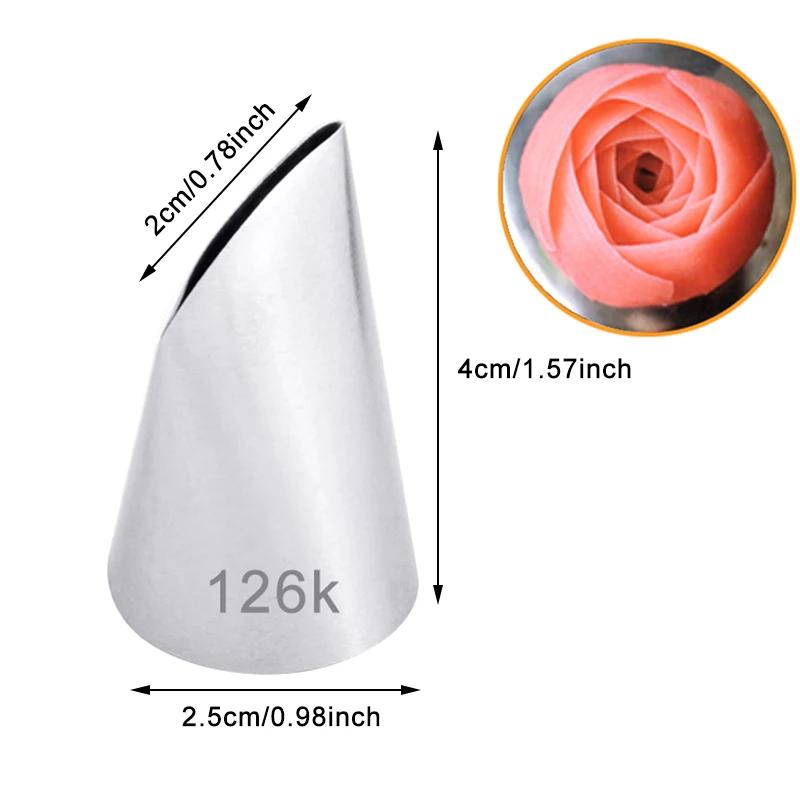 Promotion Multi-size Rose Petals Icing Piping Nozzles Cake Decorating Pastry Tip Sets Fondant Cake Tools