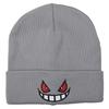 Anime Cartoon Embroidered Knitted 100% Acrylic Street Style Beanie Hat Autumn Winter Beach Warm Travel Gengar Adults Unisex
