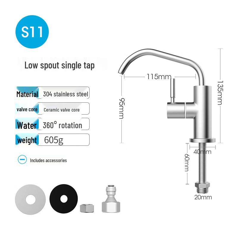 TLXT S11 Stainless Steel Water Purifier Faucet
