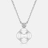 METROCITY JEWELRY M Basic Sterling Silver White Necklace A243SN9110WPA