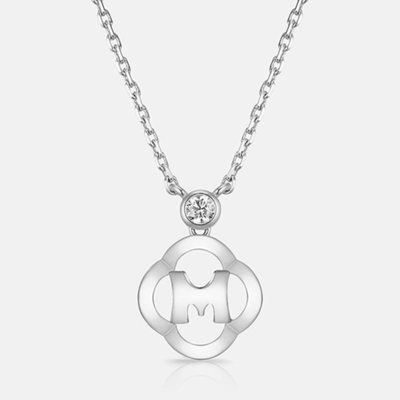 METROCITY JEWELRY M Basic Sterling Silver White Necklace A243SN9110WPA