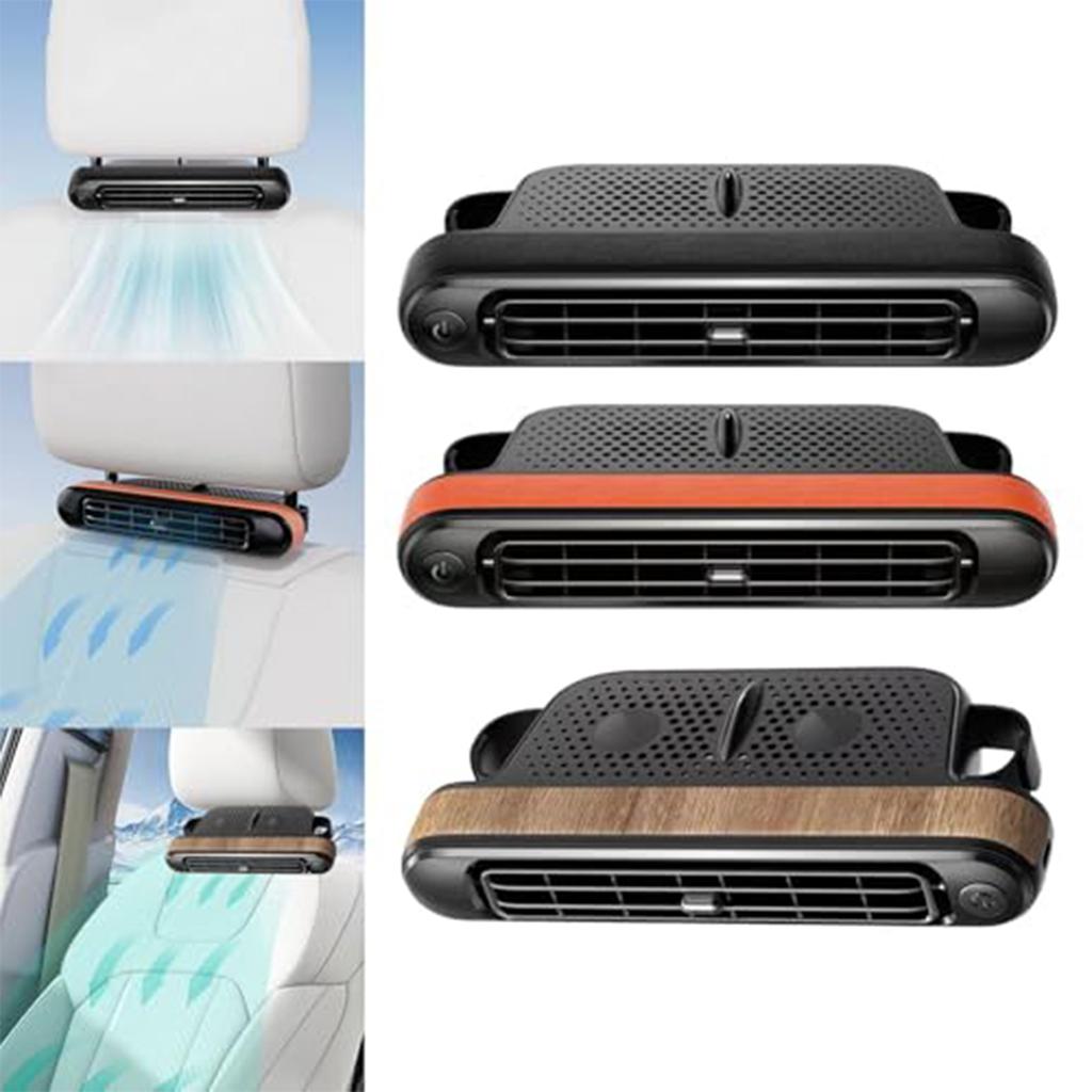 Ventilador de carro Ventilador de assento de carro com 3 velocidades, Ventilador alimentado por USB para carro, Ventiladores de carro que sopram frio, Ventiladores de carro para banco traseiro para crianças Ventilador de exaustão de carro