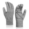 Mahann Knitted Wool Blend Touchscreen Winter Gloves