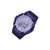 Casio BABY-G series sports fashion resin strap waterproof quartz movement resin strap Japanese and Korean watch women's watch purple dial BGA-280DR-2A