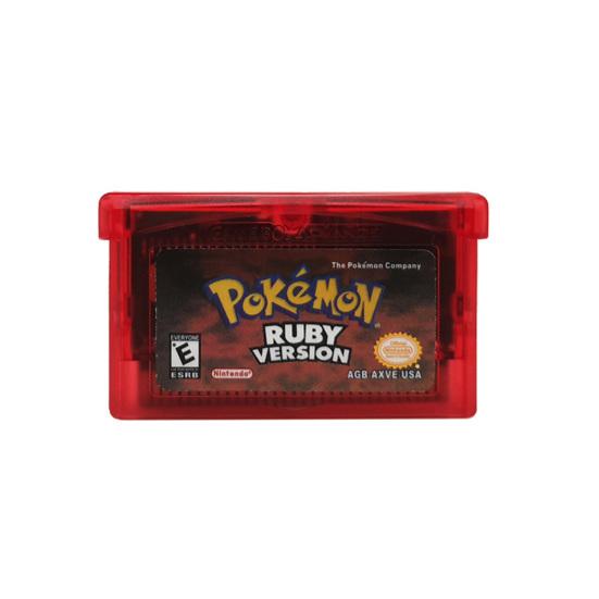 Sapphire/Emerald/Fire Red/Leaf Green/Ruby Card Cartridge for Pokemon Game GBA