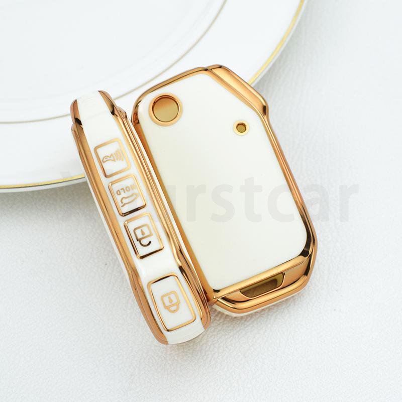 TPU Car Key Cover Case Shell Fob Holder for Kia Proceed Cerato Sportage Ceed Soul Xceed Niro EV Seltos Telluride Sorento K3 K5
