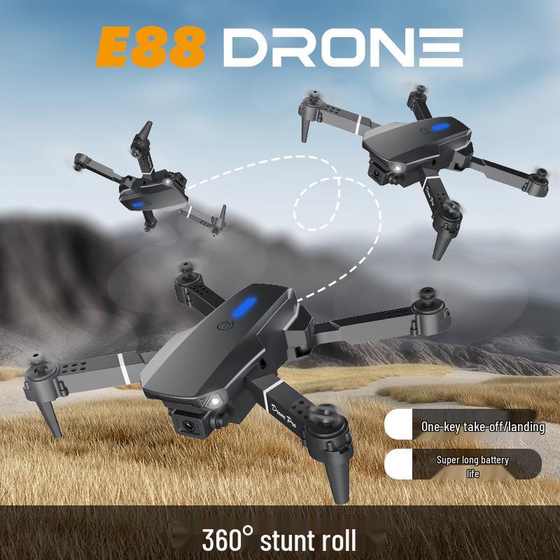 E88PRO 2025 Dual Camera Drone: Fixed Height Quadcopter with Remote Control for Aerial Photography