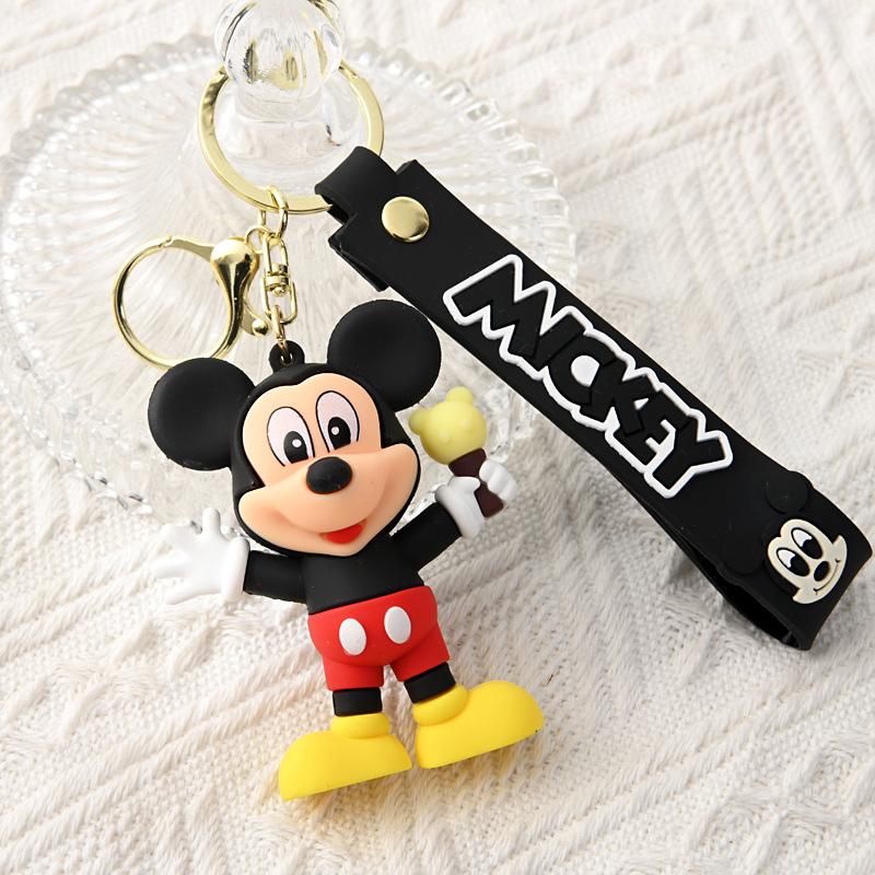 Cute Cartoon Couple Keychain PVC Soft 3D Bag Charm Large Blind Box Gift