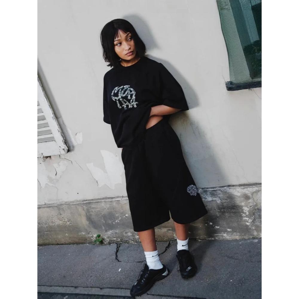 Y2K Retro Jogginghose Stromlinienförmige Nähte Street Trendy Stickerei Unisex Sweatpants Hip Hop Harajuku Streetwear Baggy Jogger