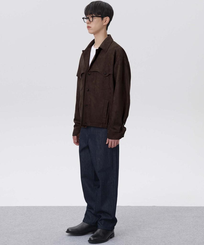 Plac Western Suede Jacket Brown