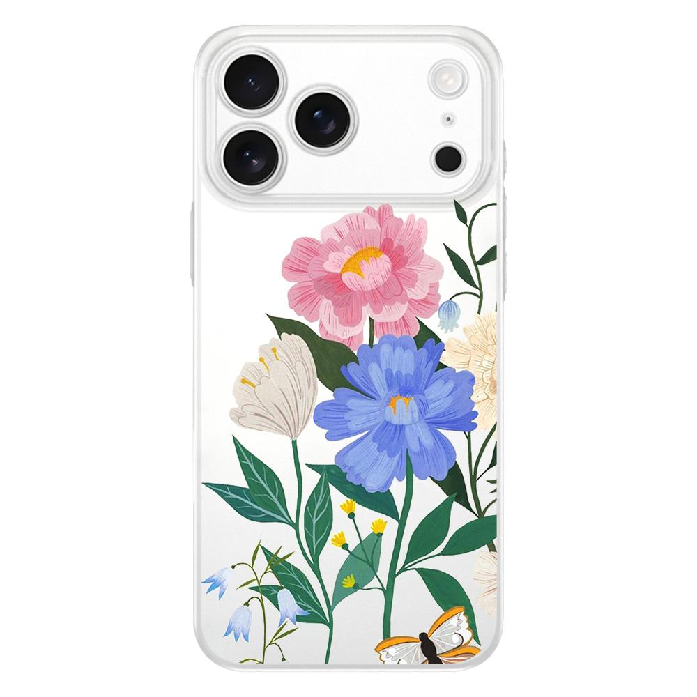 Sunflower Flower Lavender Purple Soft Clear Phone Case For iPhone 17 Air 16E 16 11 15 14 Pro MAX 12 13 7 8 Plus SE Easter Cover