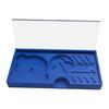 Storage Box for Watch Parts with Transparent Lid, Tray Dials, Storing Watchmaker's