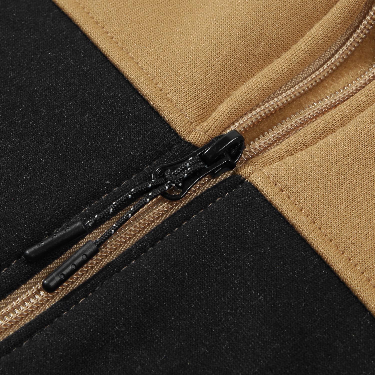 2024 Мужская осень и зима Новая толстовка с капюшоном на молнии с разноцветным принтом — фото 5