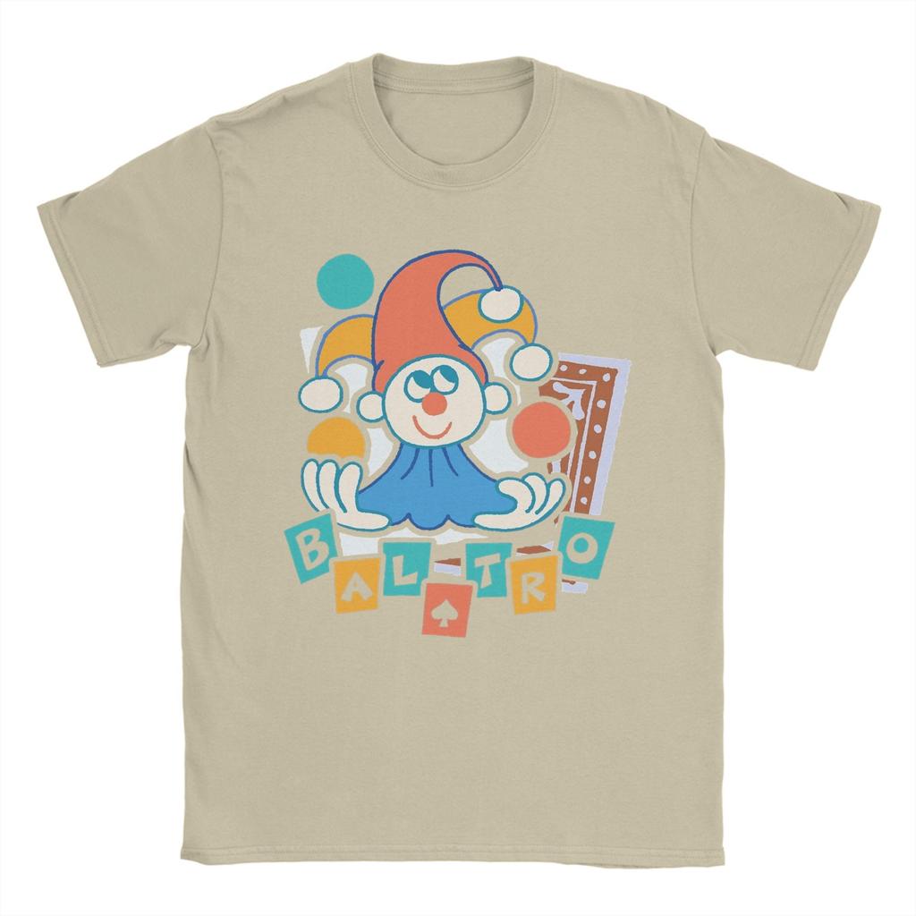 Vintage Balatro Jokers Playing Card T-Shirt Men Round Neck Short Sleeve Top Tee  Cotton Summer TopsTops