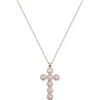 CRANNE Cubic Cross Necklace C24NB107