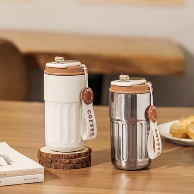 450 ml Termos Şişe Akıllı Ekran Sıcaklık 316 Paslanmaz Çelik Vakum Bardak Ofis Kahve Fincanı Iş Taşınabilir Termal Kupa