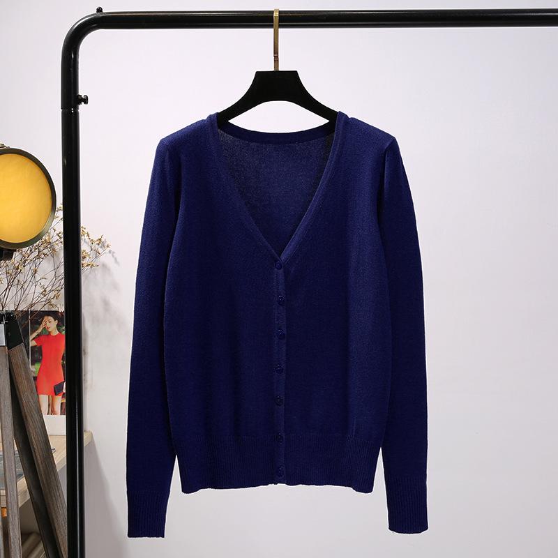 Damen Strickjacke - Leicht, Langarm, Kurzer Stil für Frühling und Herbst